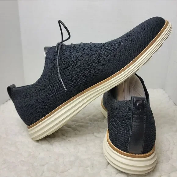 Cole Haan Zerogrand Men's Stitchlite Shoes Size 12 Wingtip Oxford C27959 Black - Picture 5 of 10